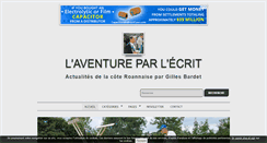 Desktop Screenshot of laventureparlecrit.com