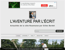 Tablet Screenshot of laventureparlecrit.com